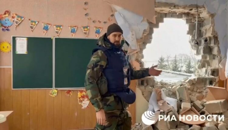 Разрушенная школа в Докучаевске: ВФУ обстреляли здание из «Градов»