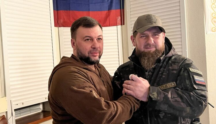 Глава ДНР встретился с Рамзаном Кадыровым в Мариуполе
