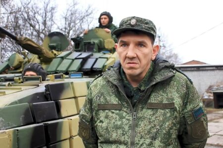 Позывной Длинный, офицер Народной милиции ДНР