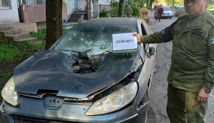 Последствия обстрела со стороны ВФУ в Макеевке 28.04.22 (фото)