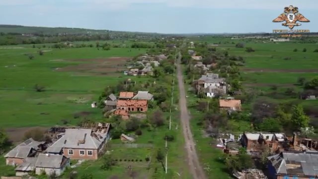 Освобожденный поселок Троицкое (видео)