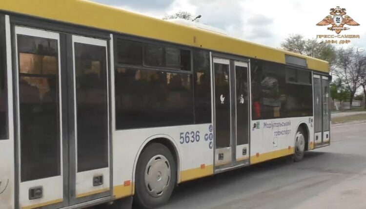 В Мариуполе запущен первый маршрут автобуса