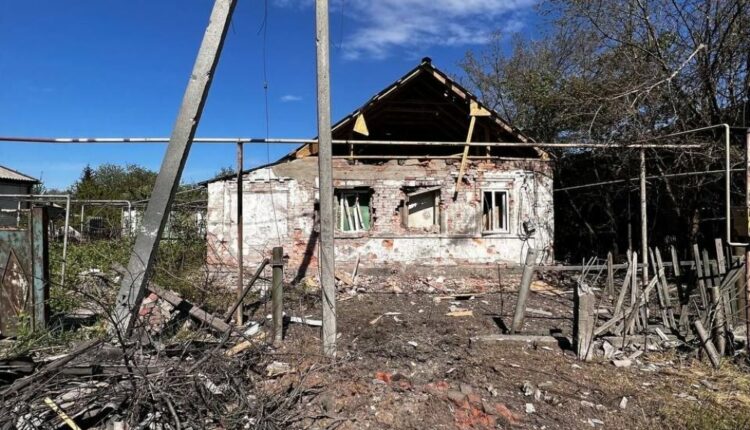 Разрушения в Ясиноватой после атаки ВФУ