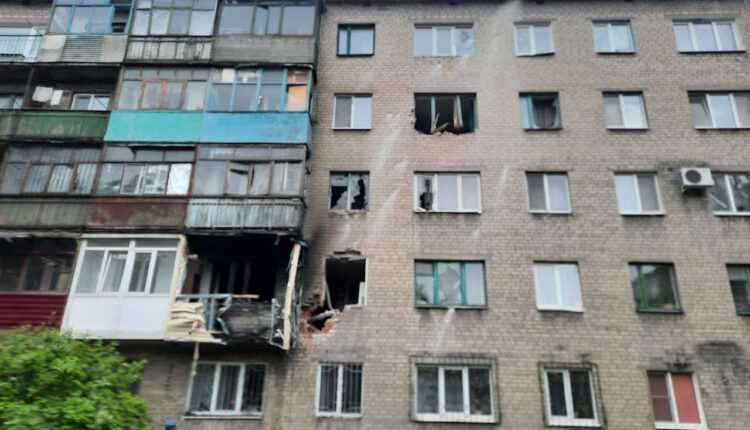 Последствия атаки ВФУ на Горловку 26.05.2022