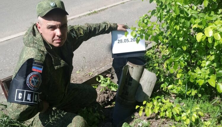 Последствия обстрела Червоногвардейского района Макеевки 27.05.2022