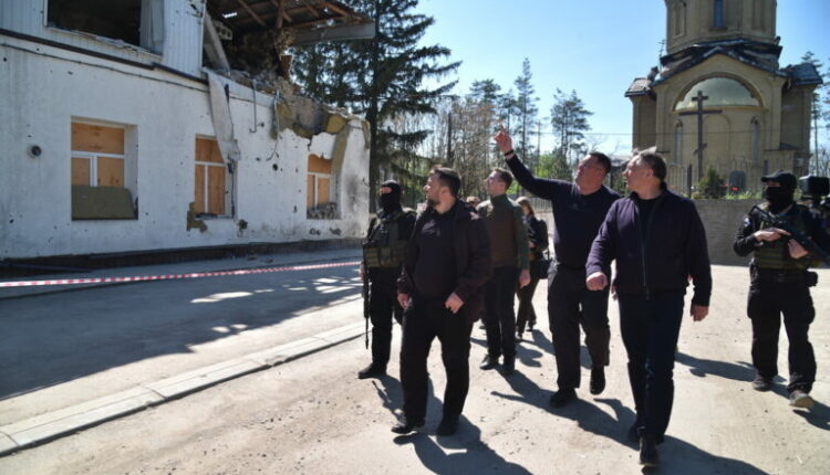Денис Пушилин и Марат Хуснуллин оценили объем восстановительных работ в освобожденных городах на юге ДНР