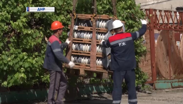 Из Чувашской Республики в ДНР доставлено несколько тонн электрооборудования