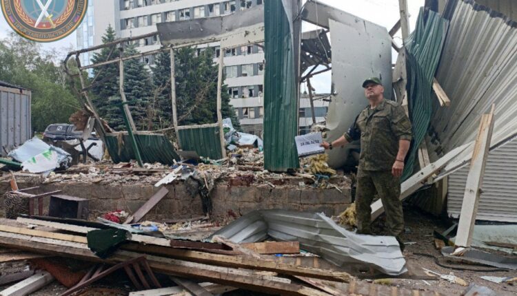 Фиксация последствий обстрела Куйбышевского района города Донецка 18.06.2022