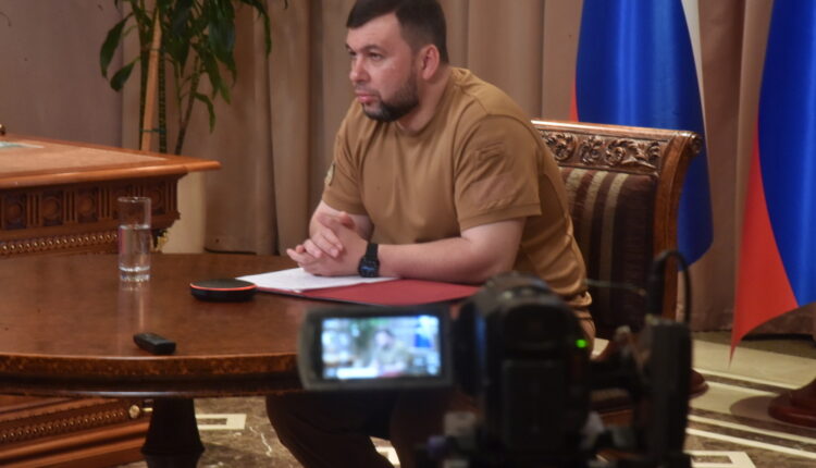 Денис Пушилин принял участие в первом заседании Штаба по гуманитарному сотрудничеству при Генсовете партии «Единая Россия»
