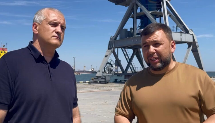 Денис Пушилин и Сергей Аксенов обсудили в Мариуполе вопросы экономического сотрудничества