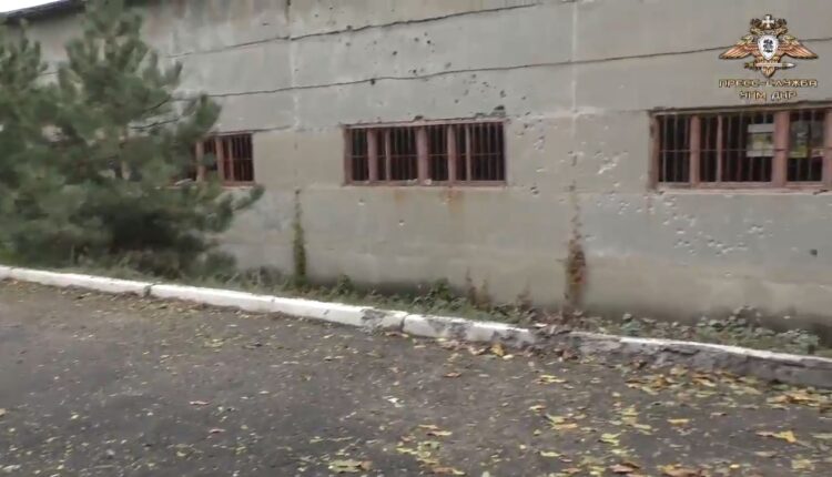 Последствия удара украинских боевиков по ГУП ДНР «Вода Донбасса» в Донецке