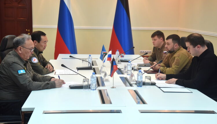Денис Пушилин и Айсен Николаев обсудили вопросы сотрудничества Донецкой Народной Республики и Республики Саха (Якутия)