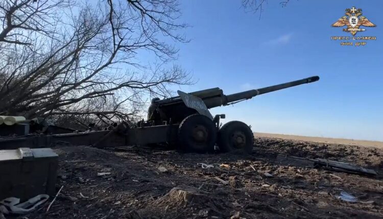 О работе артиллеристов ВС РФ на Марьинском направлении (видео)