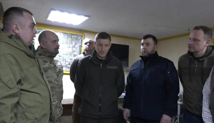 Денис Пушилин и Андрей Турчак посетили позиции под Авдеевкой