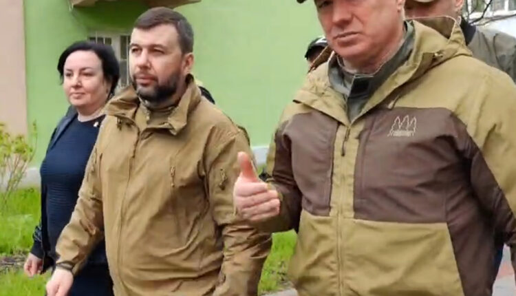 Марат Хуснуллин и Денис Пушилин посетили Харцызск с рабочим визитом