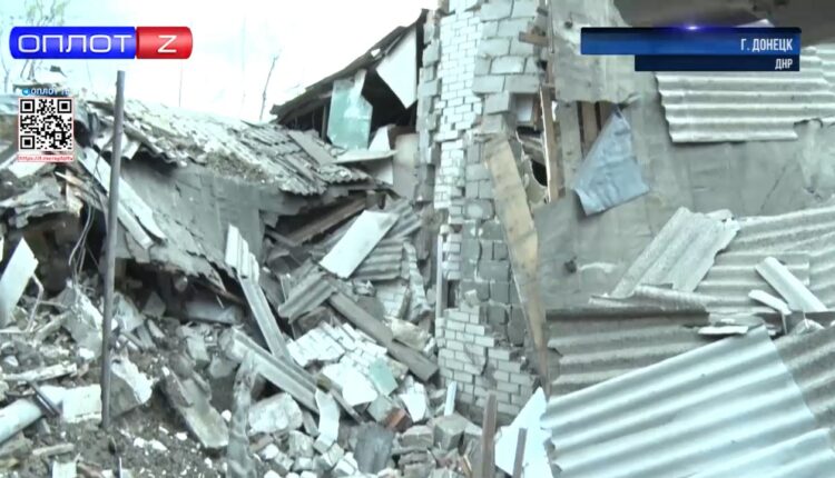 Последствия обстрела со стороны ВФУ в Ворошиловском районе