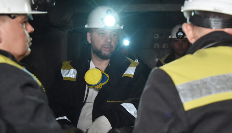 Денис Пушилин принял участие в запуске новой лавы на шахте «Комсомолец Донбасса»